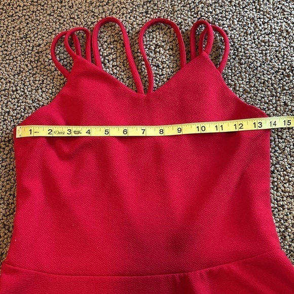 Sally Miller Girls Red Dress Size Medium in GUC - Picture 8 of 9